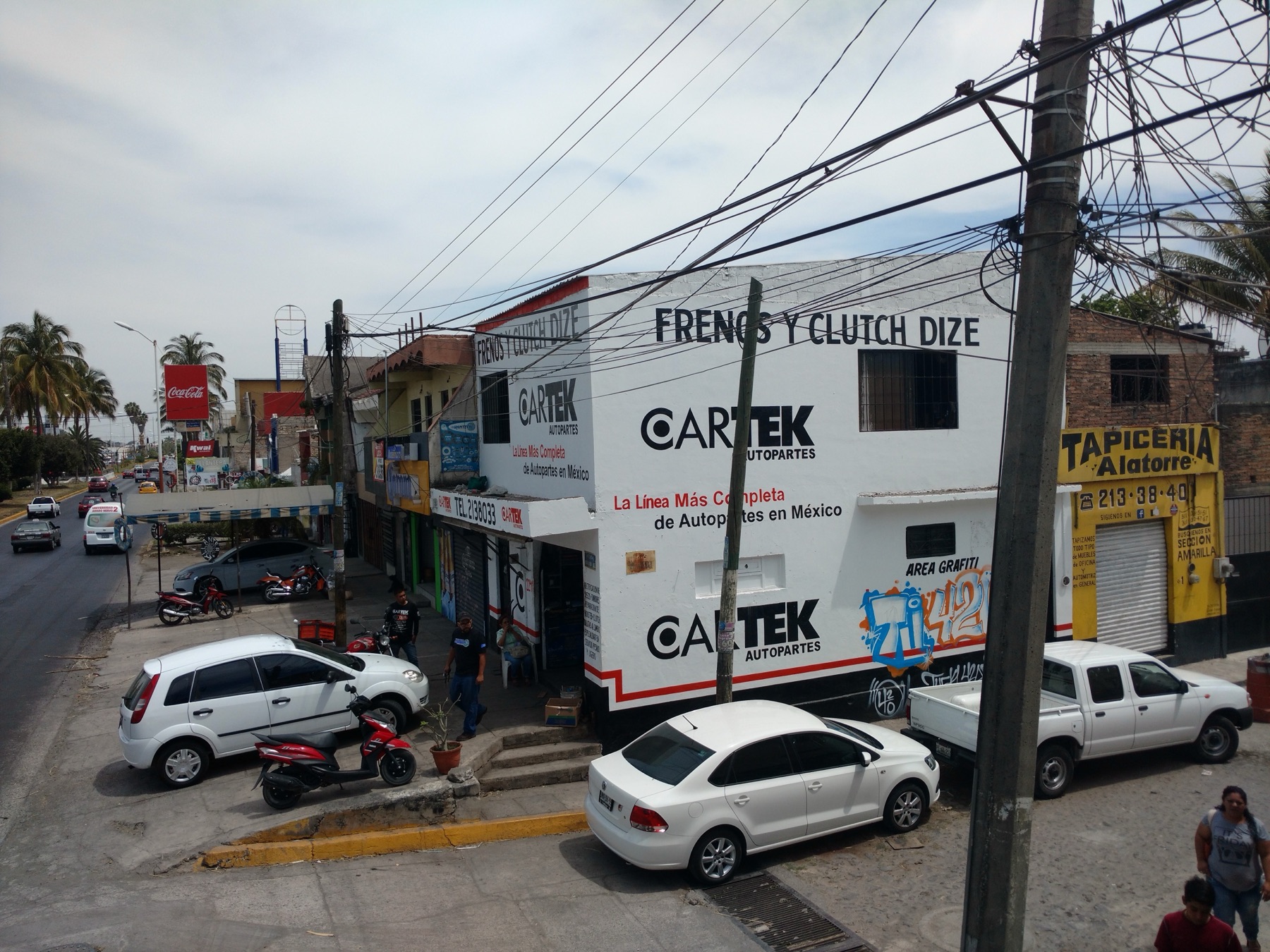 Fachada del local de Frenos Y Clutch Dize en Tepic